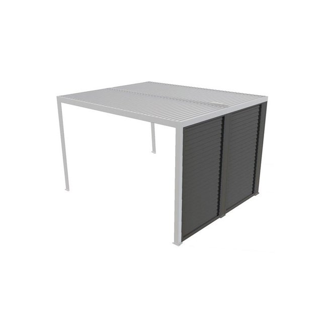 Pannelli Laterali Per Pergola E Gazebo, Impermeabili E Trasparenti 0,5mm Con Occhielli - Protezione Da Vento E Pioggia Per Esterno - Misura 1,20 X 2,50m - 2
