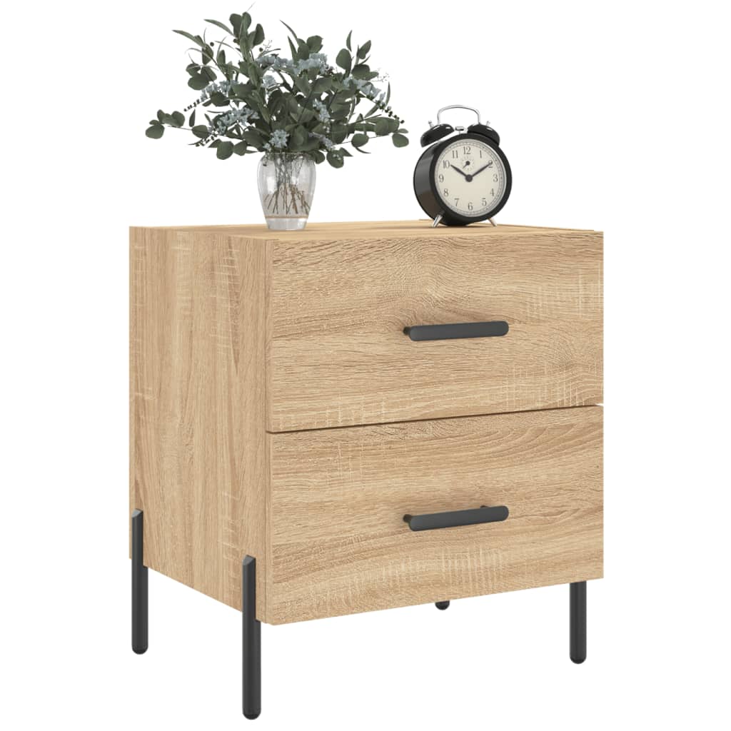Maison Exclusive - Table de chevet chêne sonoma 40x35x47,5 cm bois d’ingénierie - 3