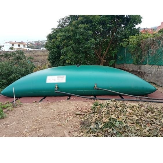 Depósito flexible 20.000l para recoger agua de lluvia y riego – ideal para huerto, jardín o piscina