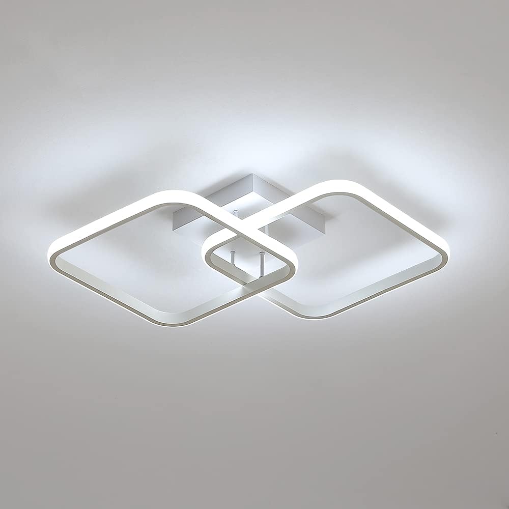 LED Plafonnier Carré Moderne 48W 4320LM LED Lampe de Plafond Mince