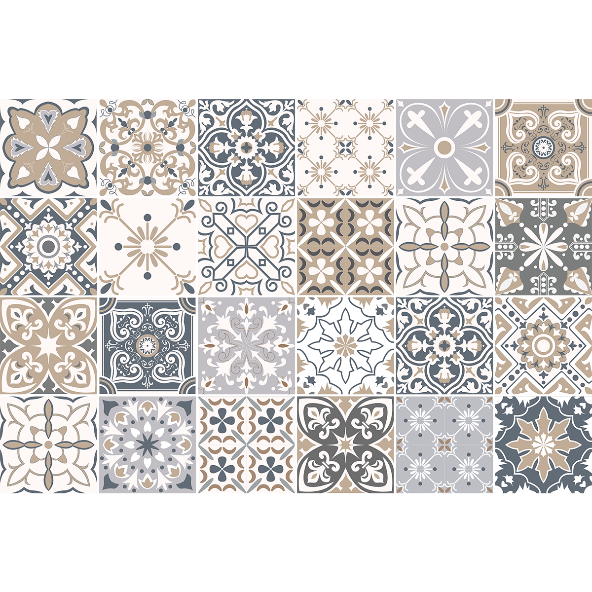 Dalle Pvc Adhesive Mural 30X30 Marbre Blanc Cuisine Stickers Carrelage Adhésif Salle De Bain (10 Pièces