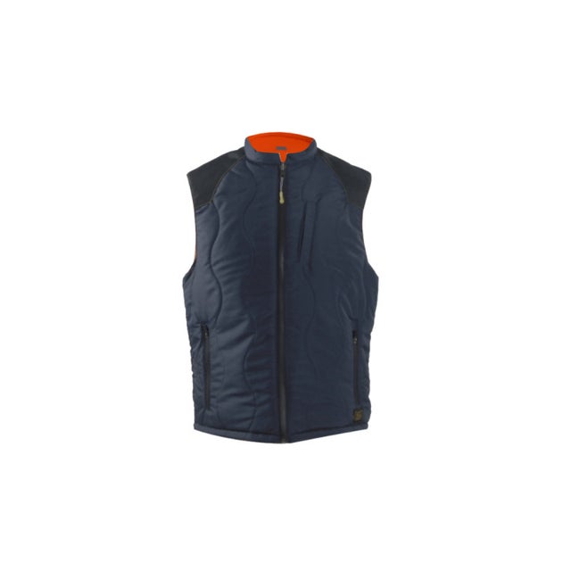 Gilet sans manches RICA LEWIS - Homme - Taille L - Réversible - Bleu marine - GILET