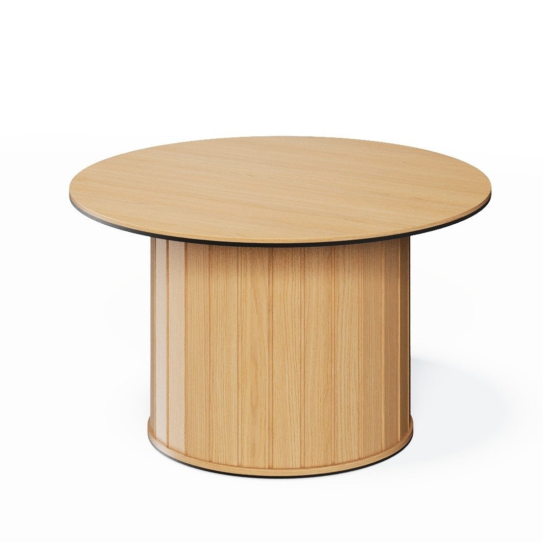 Okrągły stolik kawowy 80 cm ROTTO – nowoczesny stolik do salonu