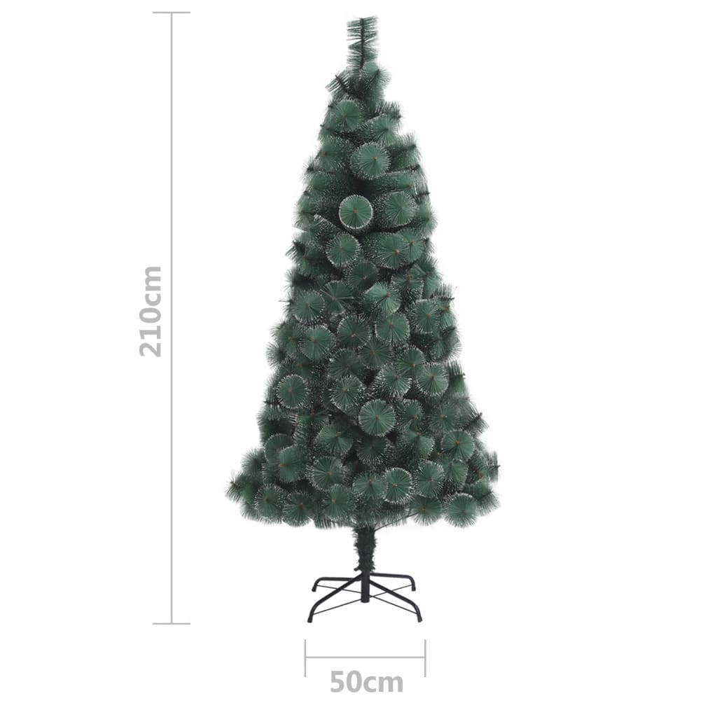 árvore de natal artificial com suporte PET verde 210 cm - COMFORTXL - 6