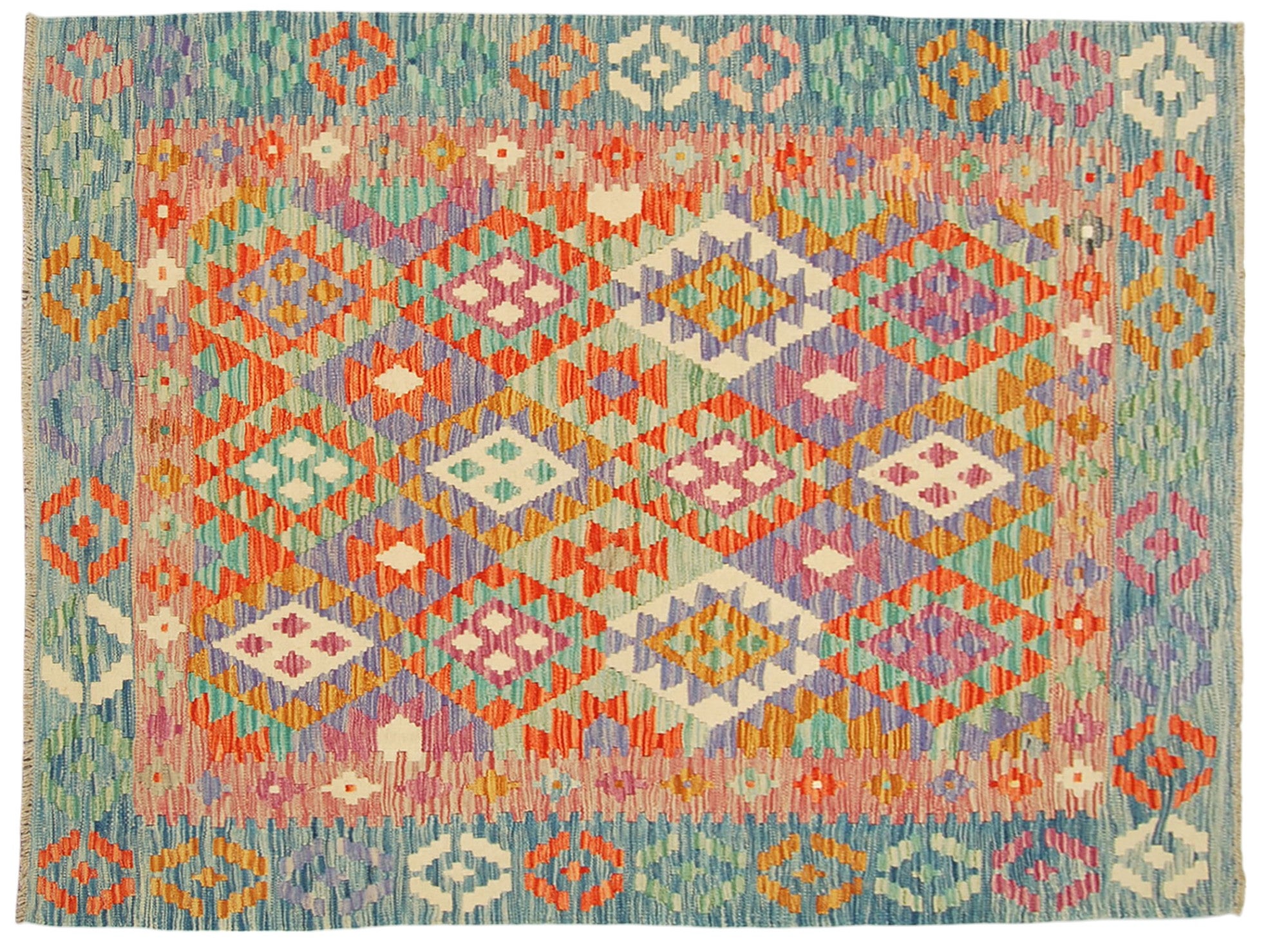 Oryginalny ręcznie robiony dywan, wymiary: 201x151, z certyfikatem autentyczności GalleriaFarah1970