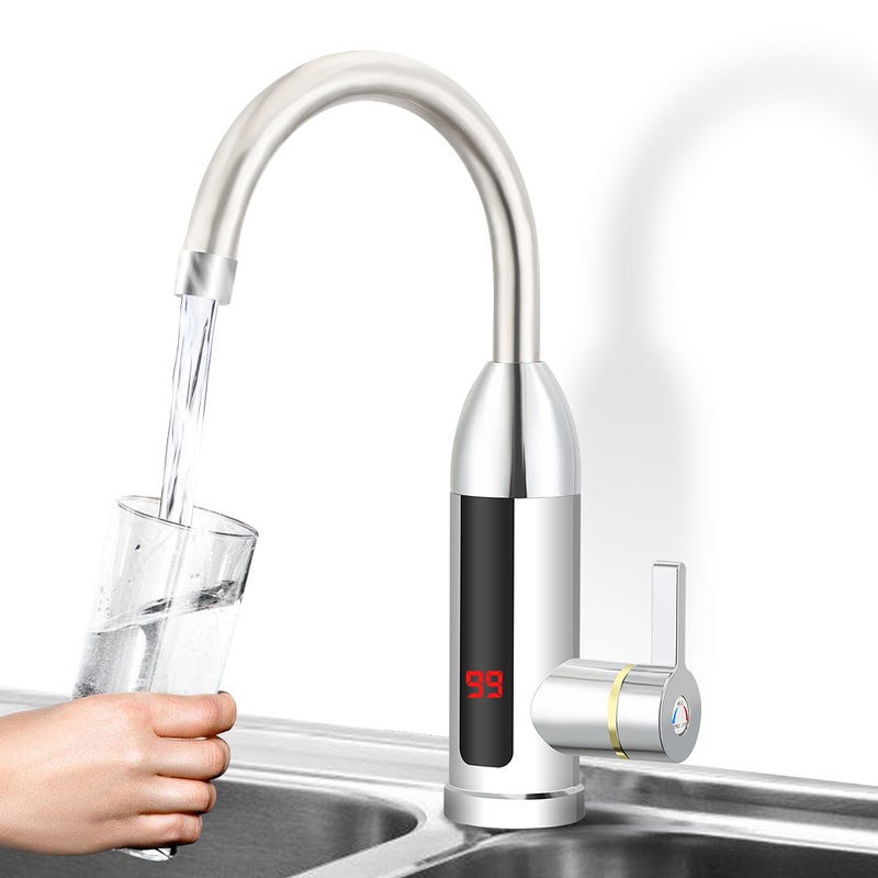 Rubinetto Elettrico Acqua Calda Istantanea - Scaldabagno Da Cucina Con Display Temperatura - Foto 5