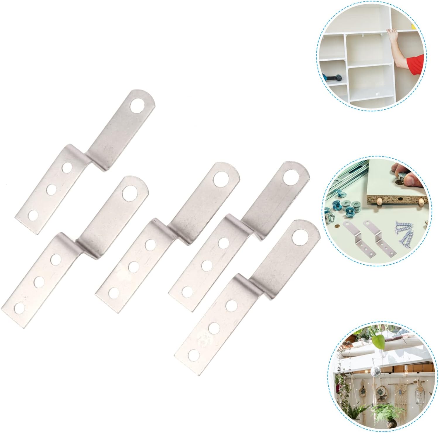 Swpeet Kit Appendere Quadri 488 Pezzi – Martello, Ganci Dorati, Anelli D, Chiodi E Livella Per Ogni Parete