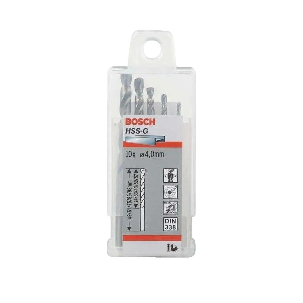 Wiertło Bosch HSS 5,5 mm wysoka precyzja zestaw 10 sztuk
