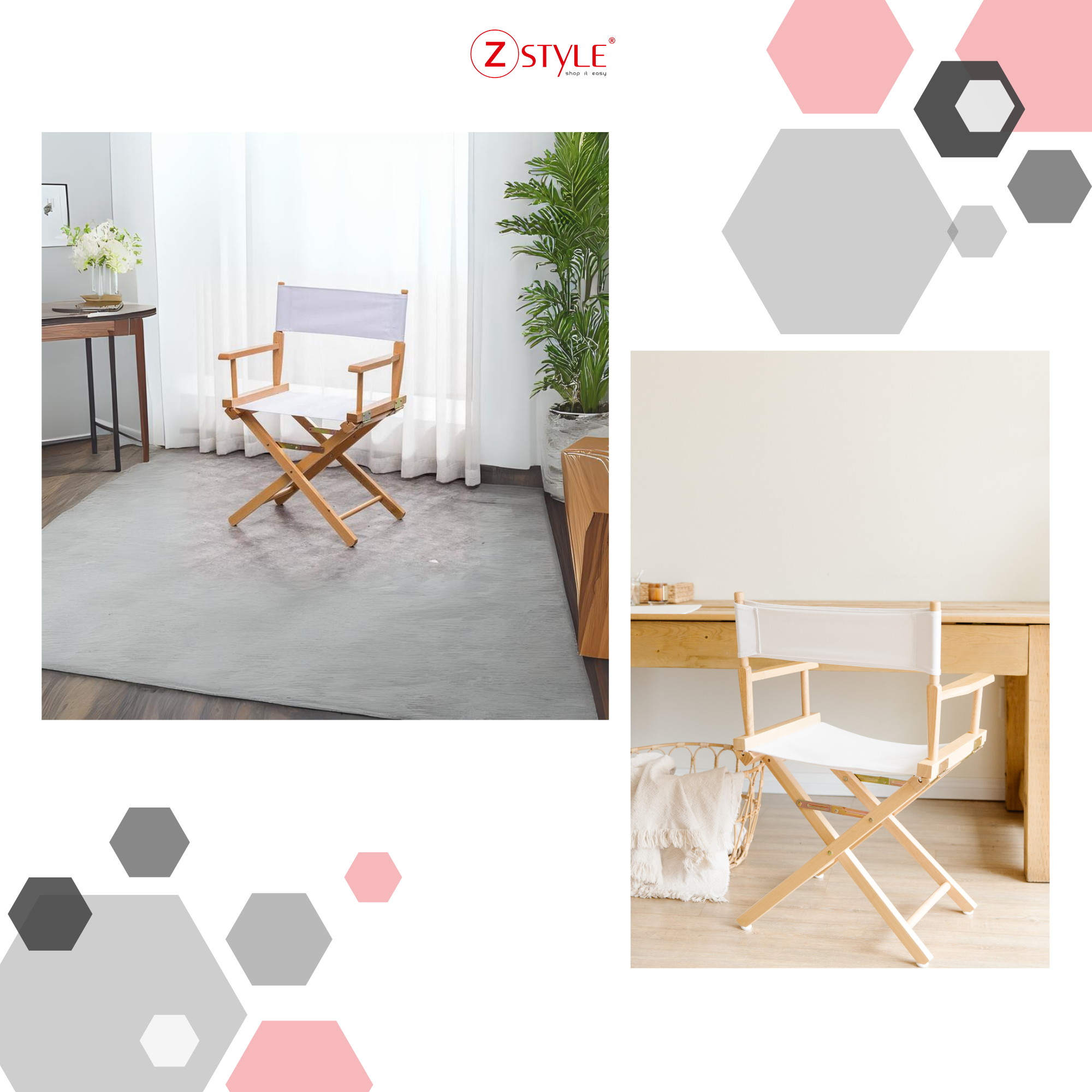 Chaise de sable | Acajou - Jaune siège en bois au design moderne - 4