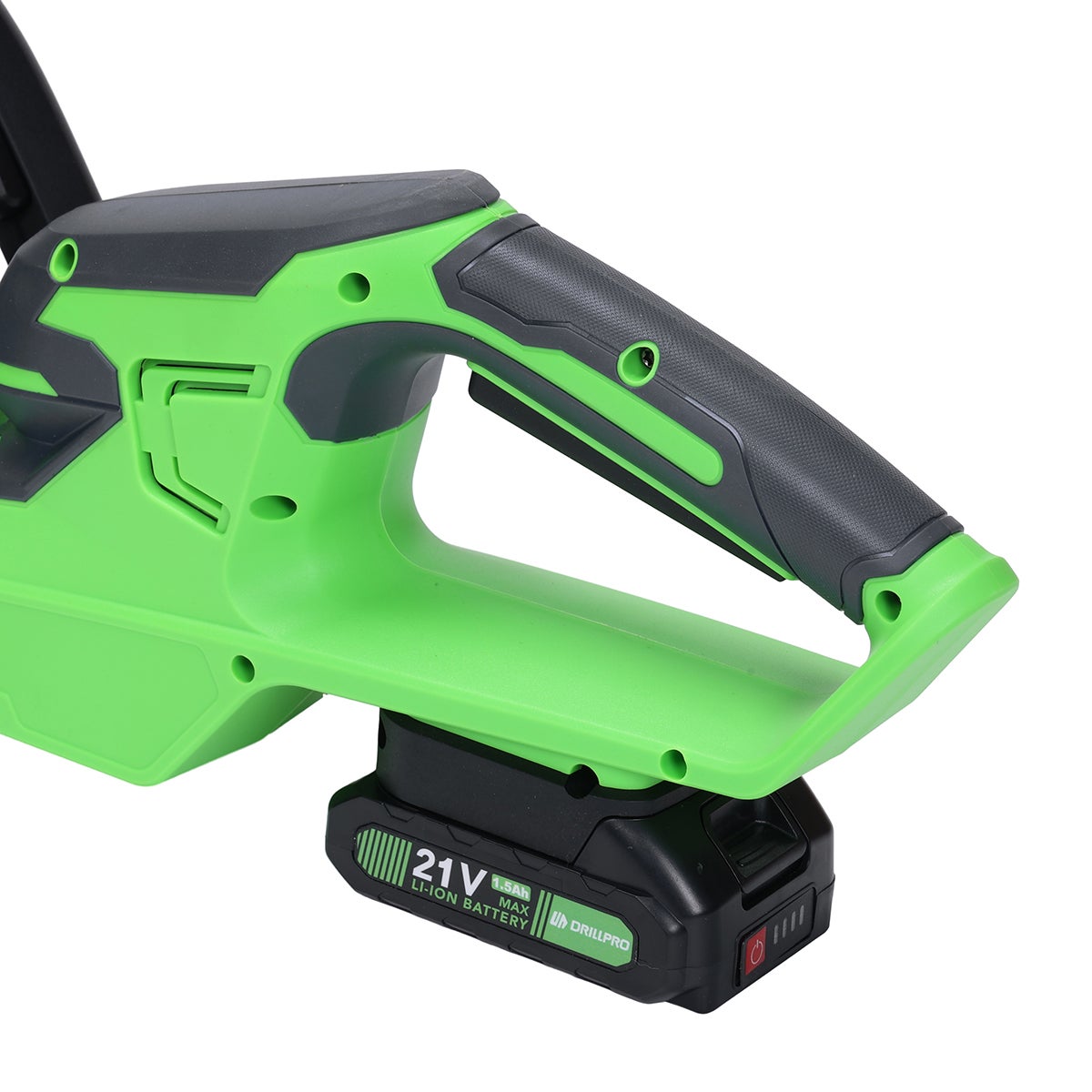 Tagliasiepi elettrico a batteria senza spazzole, 2 batterie, L. 51 cm - 9