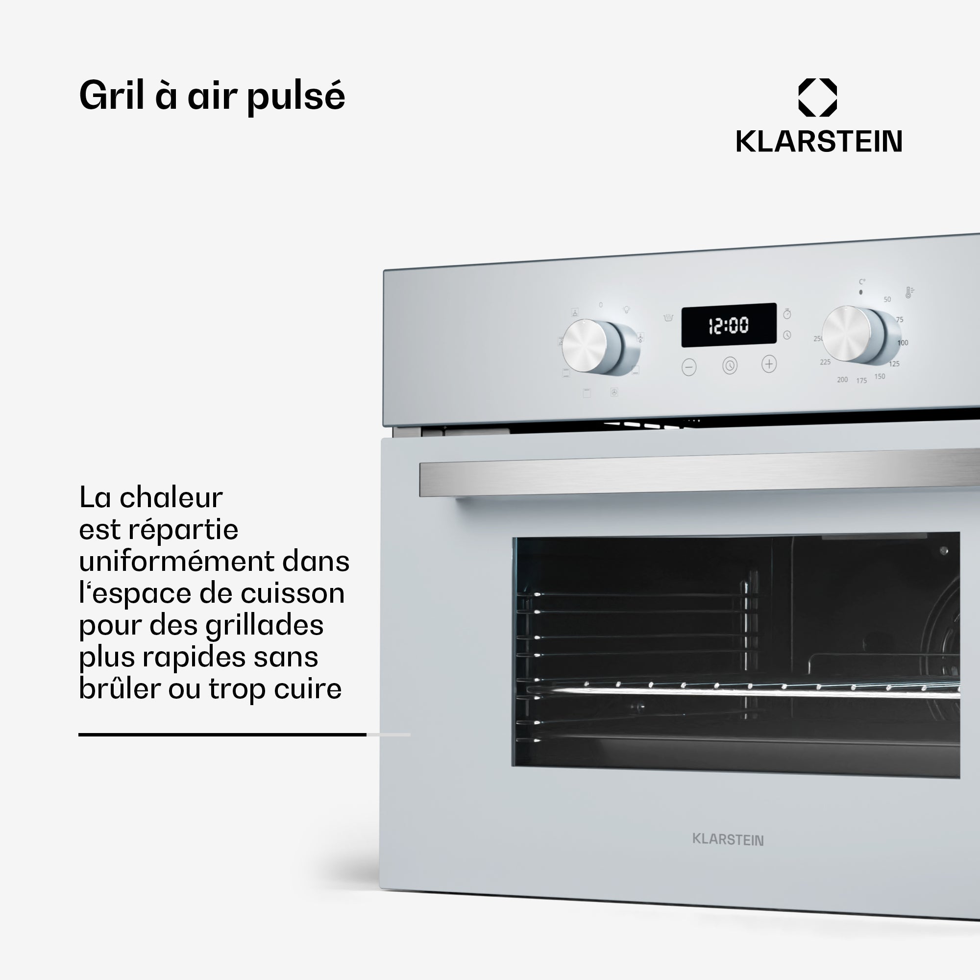 KLARSTEIN Four encastrable compact SpaceSmart Blanc - 5