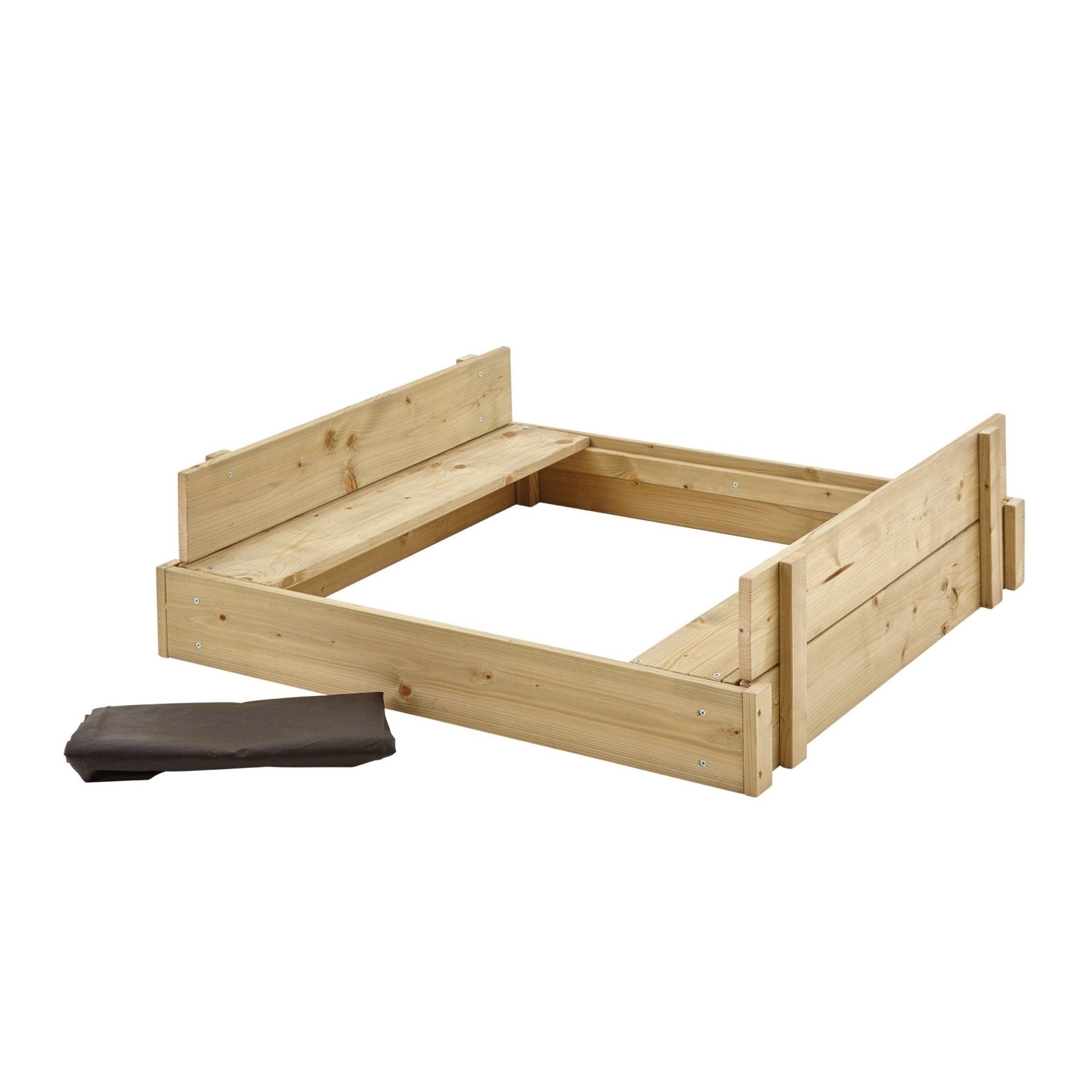 Bac à sable bois FSC® avec bancs intégrés - 4