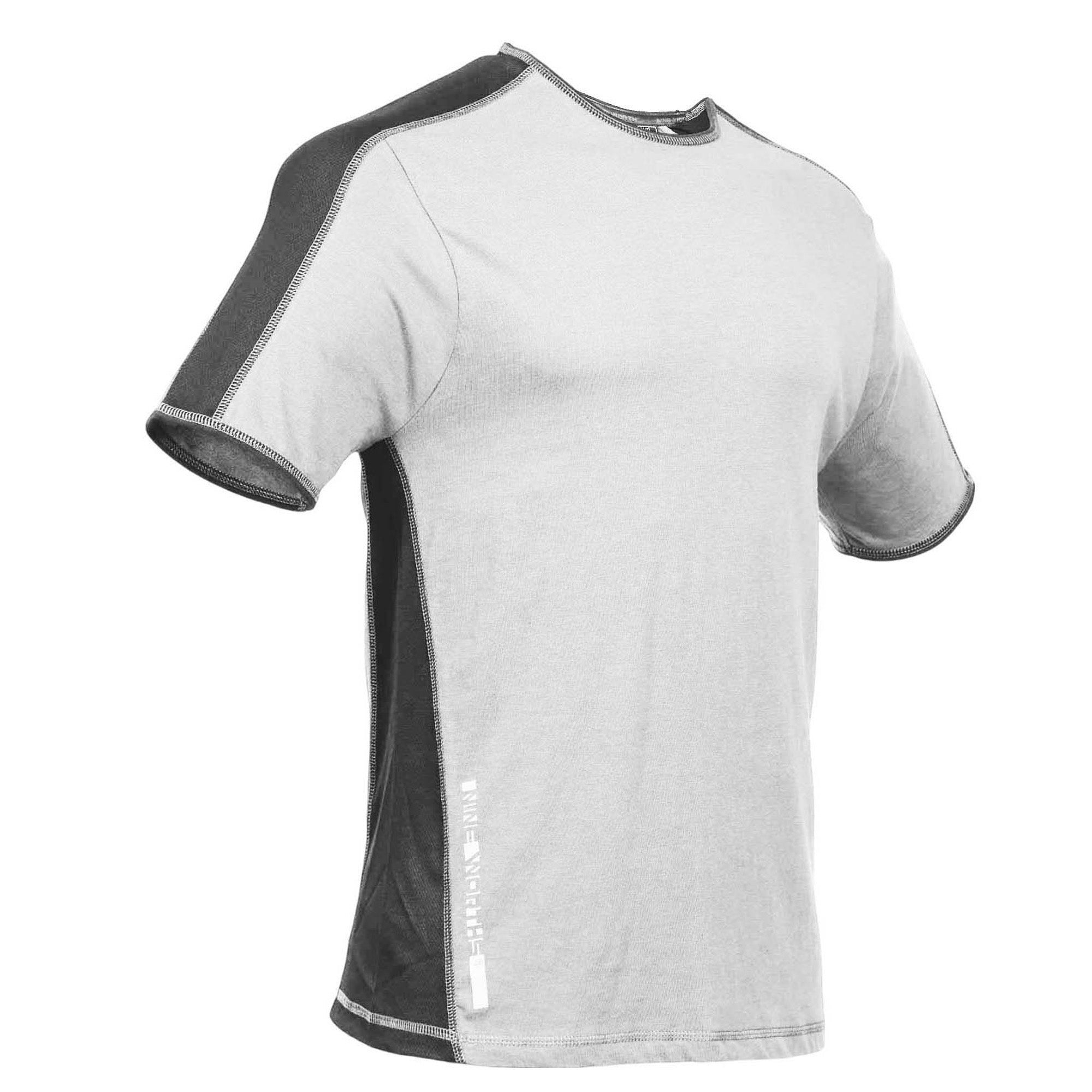 ANDY - T-SHIRT MANCHES COURTES DE TRAVAIL - 1400 Blanc chiné XL - 4