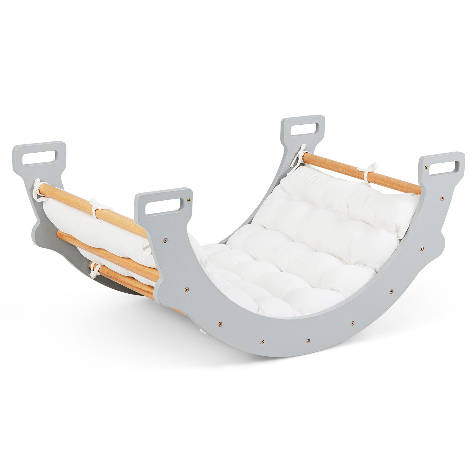 Buxibo Pont d'escalade/Arche d'escalade en bois avec coussin – Portique d' escalade Buxibo Pont d'escalade/Arche d'escalade en bois avec coussin – Portique d' escalade