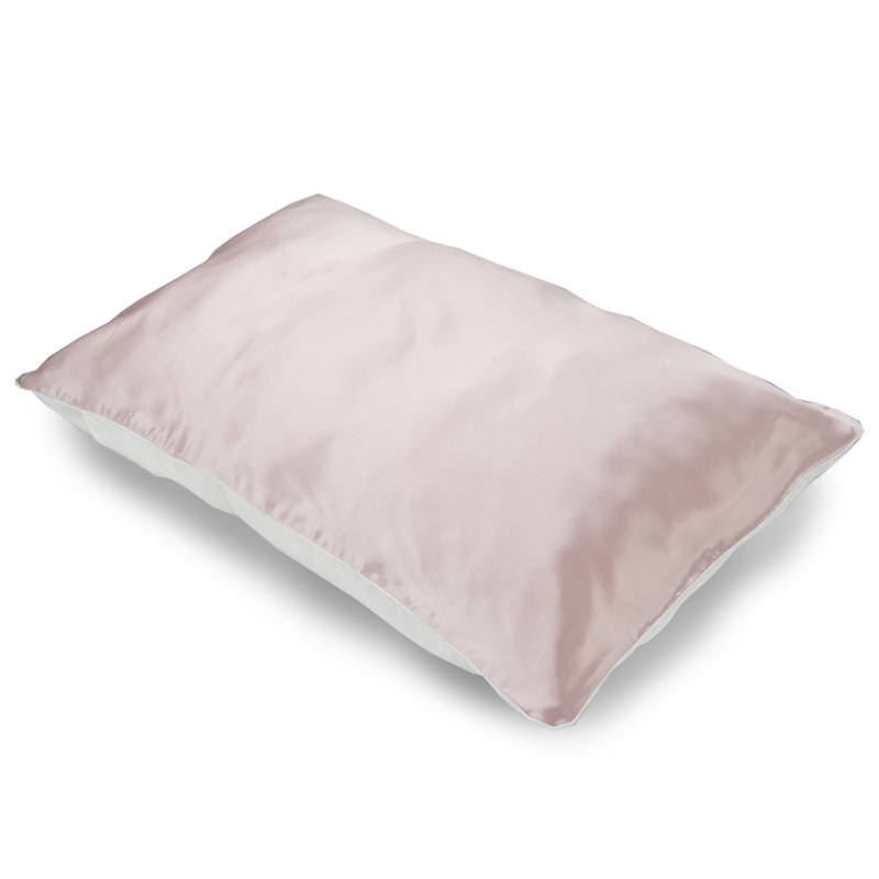 Fronha 100% seda, macia para cuidar dos cabelos e proporcionar um sono melhor. Pink - 2