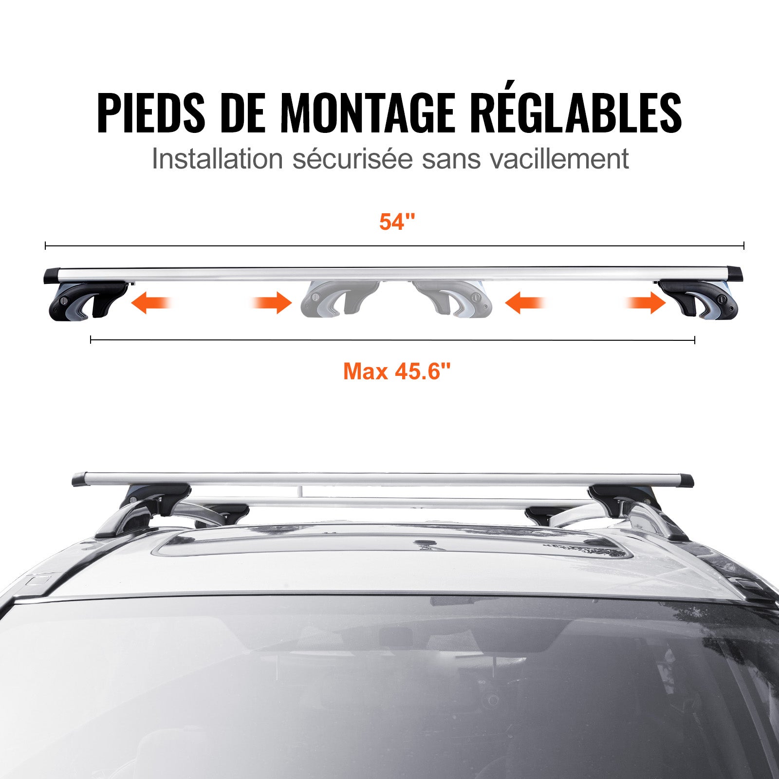 Barres transversales universelles SucceBuy 54