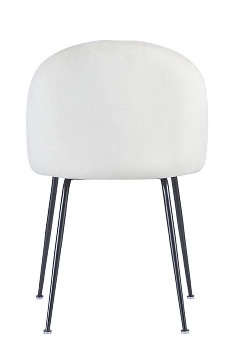 Regalos Miguel - Sillas Comedor - Silla Black Dalnia Terciopelo - Beige - 5