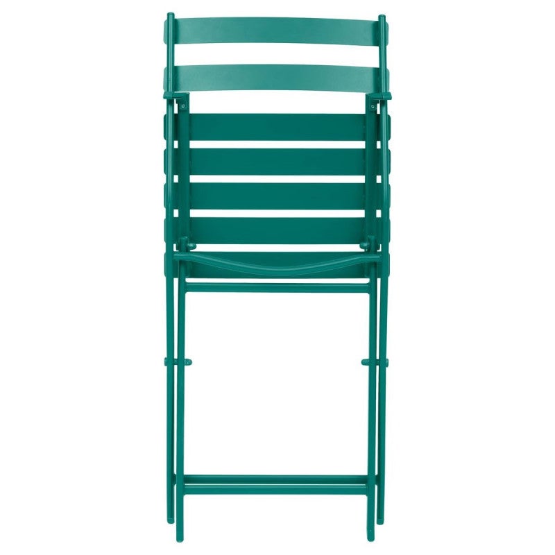 Chaise de jardin Greensboro pliable vert opale - Hespéride - 7
