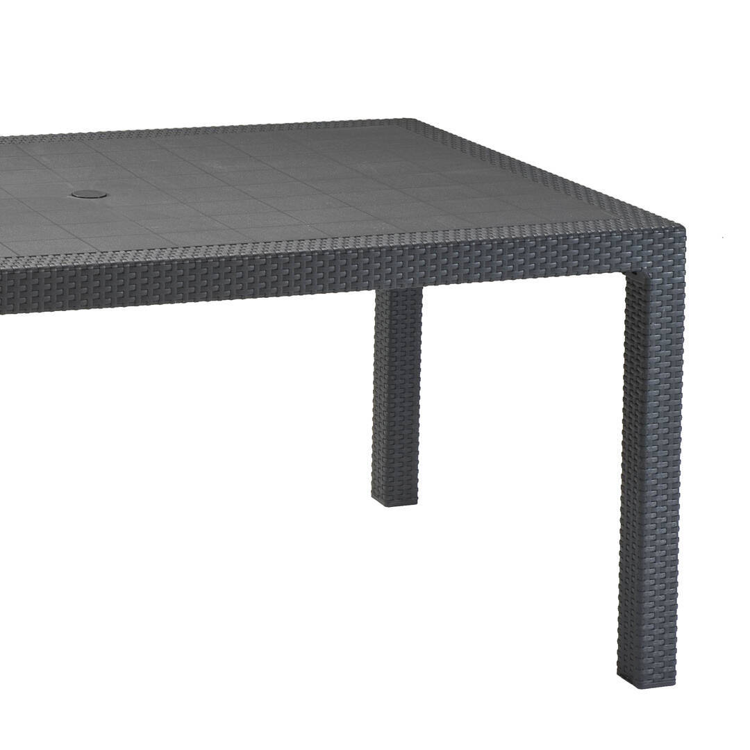 Tavolo Melody Cm.160x94x74h Brown Arredamento Per Giardino - 3