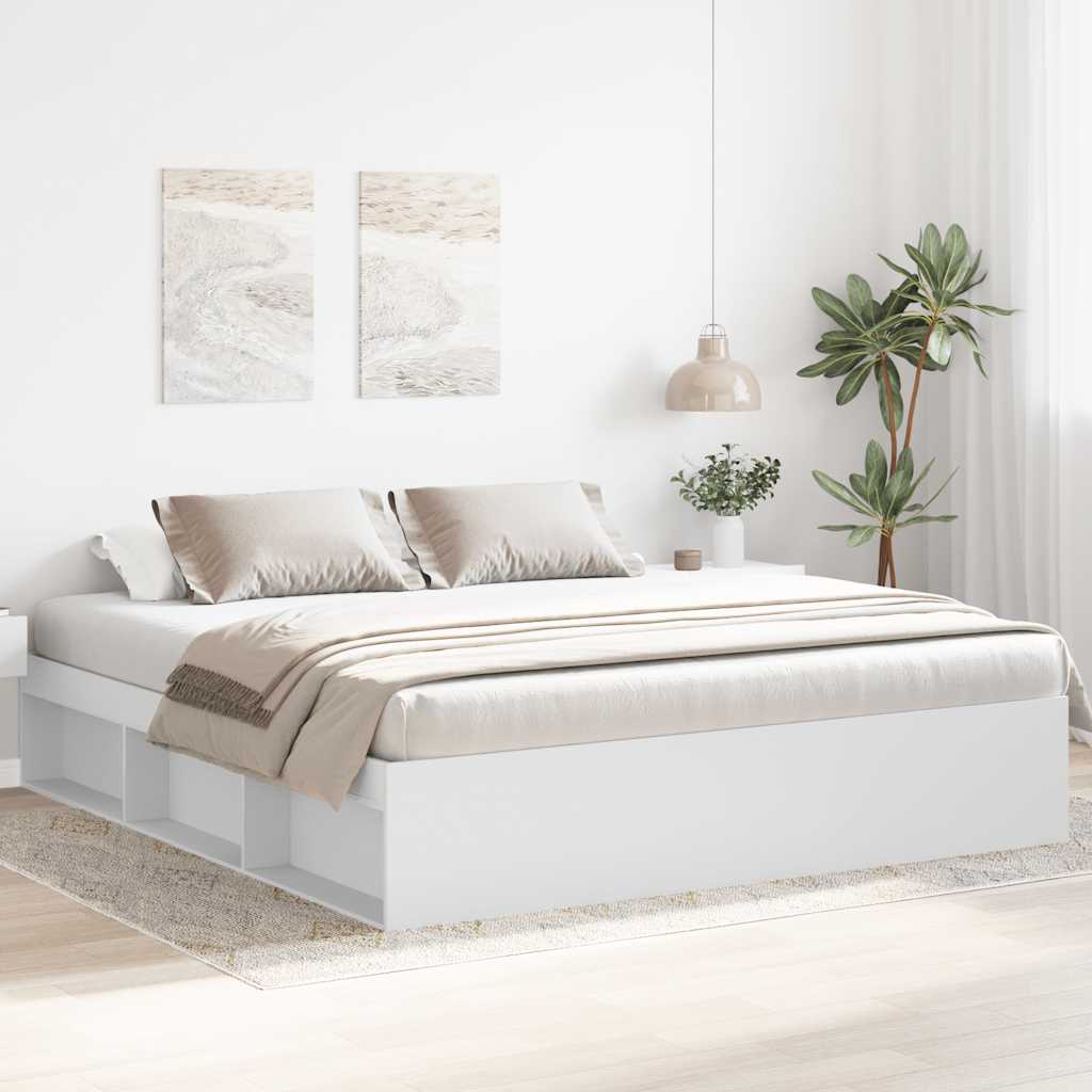 Vidaxl Estructura De Cama 180X200 Cm Blanco , Leroy Merlin
