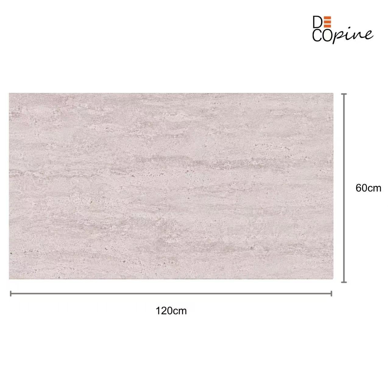 Panneau mural souple effet travertin beige en pierre naturelle – 60x120 cm – Lot de 4 – 2,88 m² Decopine - 3