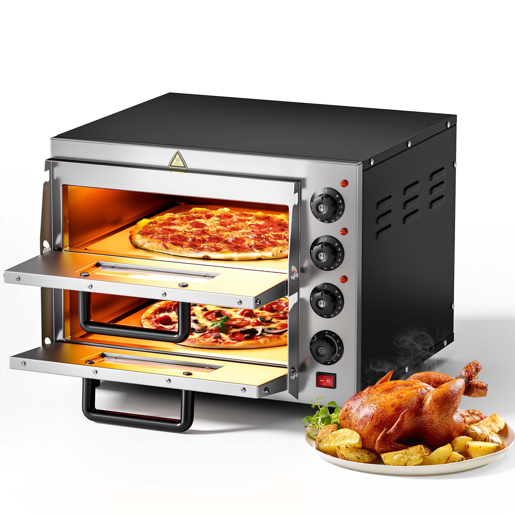 Pierre à Pizza Rectangulaire En Cordiérite ESpring Pour Four - Cuisson Parfaite Garantie