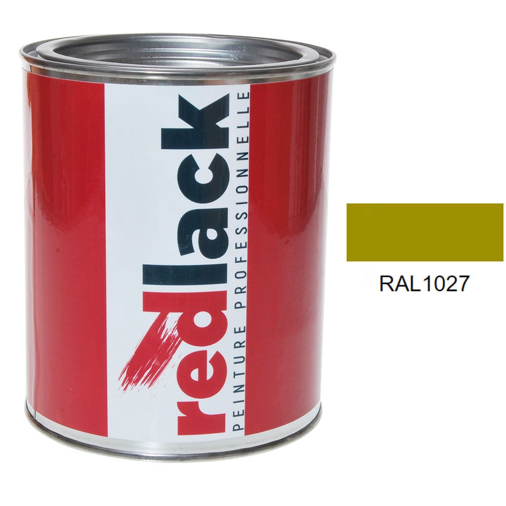 Bote de 1L de pintura – RAL 1027 Amarillo Curry – Mate – para múltiples ...