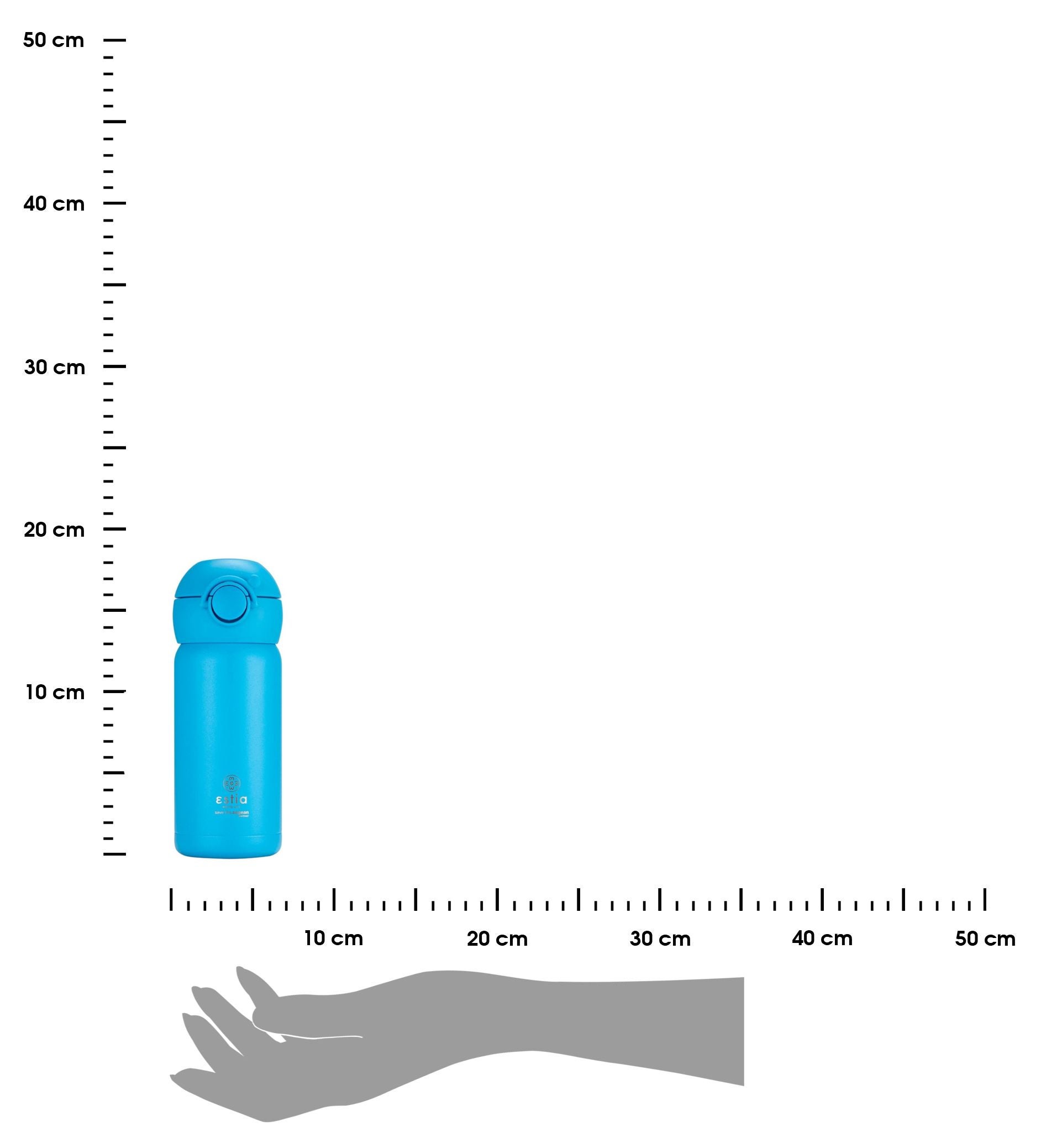 Butelka termiczna Aqua Buddy Estia stal nierdzewna niebieski 350 ml 1 szt. - 3
