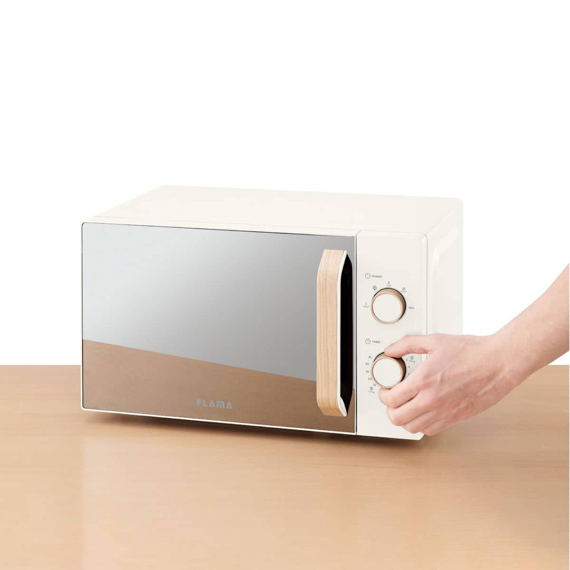 Micro-ondes Flama 1831FL Crème 700 W 20 L - 3