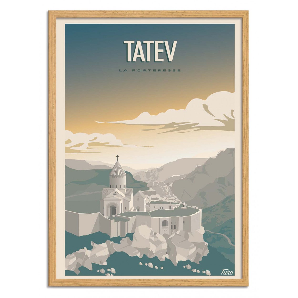 Affiche d’art 50 x 70 cm - Tatev - Turo Memories Studio - 4