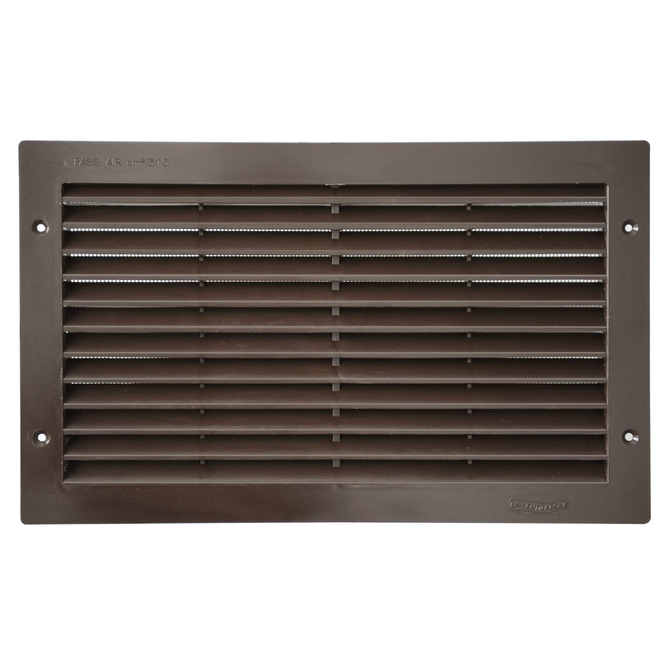 Griglia Di Ventilazione Rettangolare In Plastica - 175x146mm, Sovrapposizione, Con Rete Antinsetti, Confezione Da 4 - Foto 9