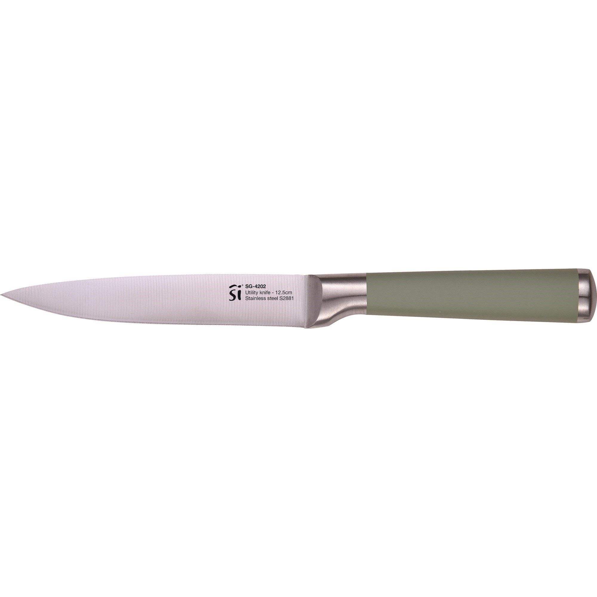 Coffret de 4 couteaux verts en inox - 4