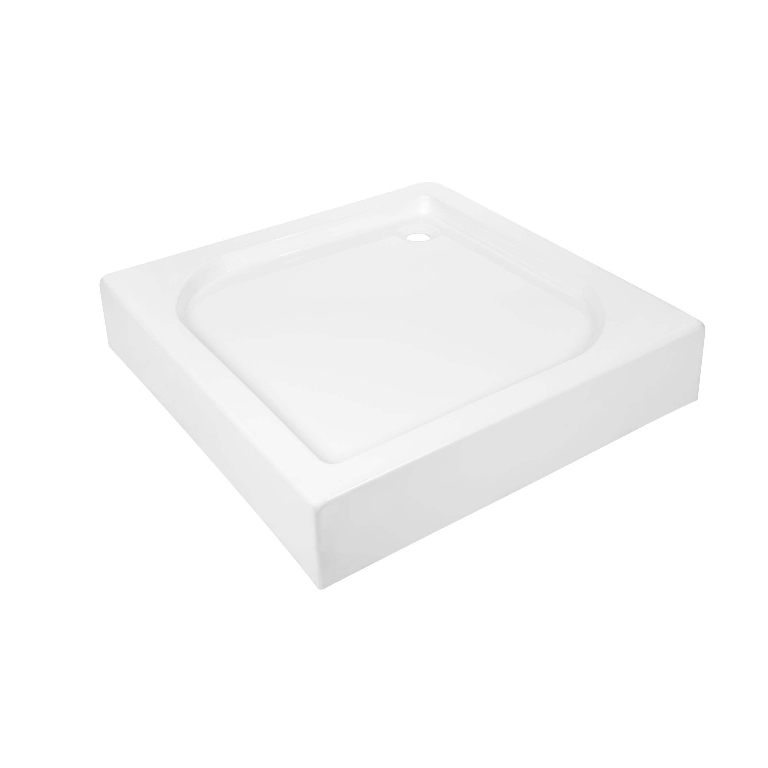 Brodzik Prysznicowy 80x80x16 cm Łazienkowy do Prysznica Kwadratowy INVENA