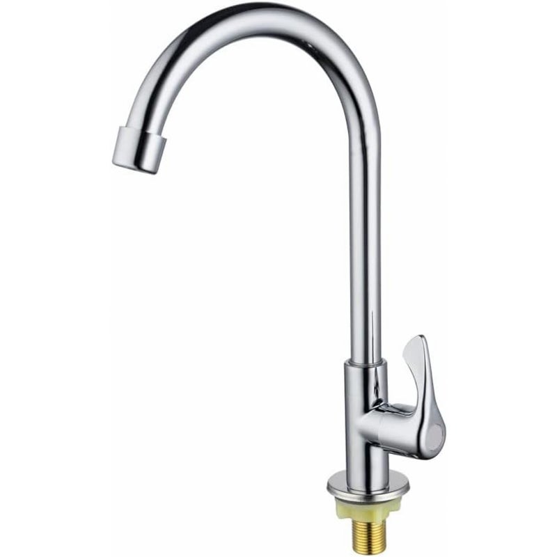 Bateria kuchenna z mosiądzu z obrotem o 360° - Wbudowany oczyszczacz wody - Pojedyncza dźwignia - Zimna woda