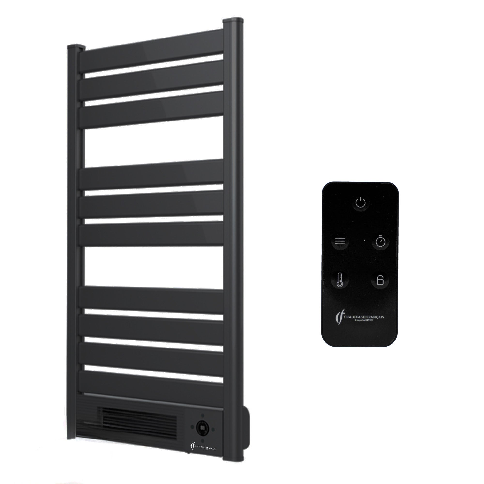 Elektryczny suszarka do rączek ścienna z dmuchawą Omiros Sannover 2000 W Czarny