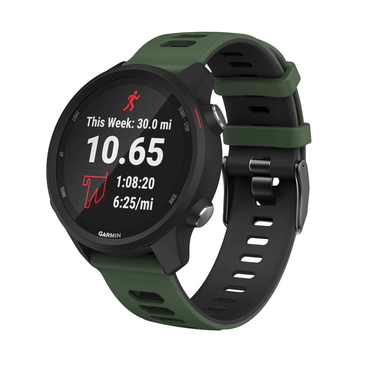 Pasek do Garmin Forerunner 245 / 645 / Vivoactive / Vivomove Zielony 20 mm