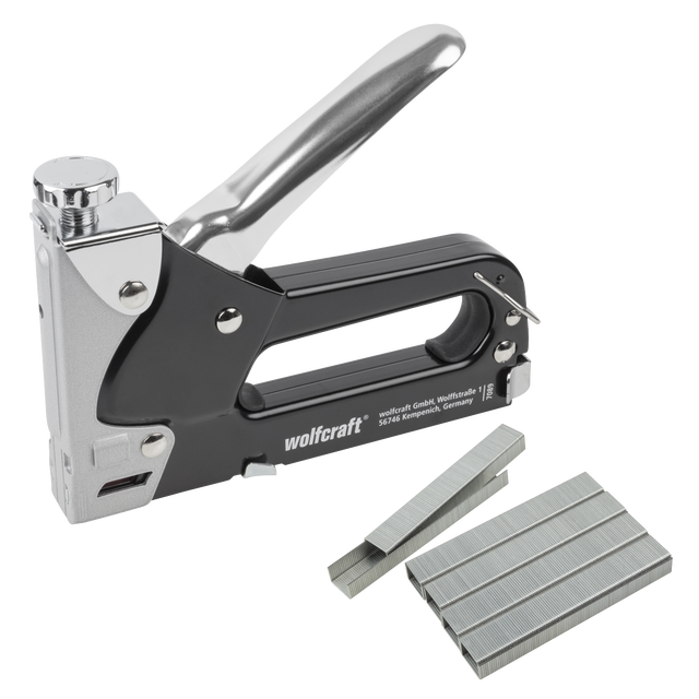 Kit Agrafeuse Manuelle Tacocraft 7 + 1000 Agrafes 8 mm Type 053 - wolfcraft 7089000