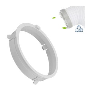 Raccord Tuyau Évacuation Climatiseur Mobile - Adaptateur 13/15 Cm Diamètre, ABS, Pour Garage Bureau Maison