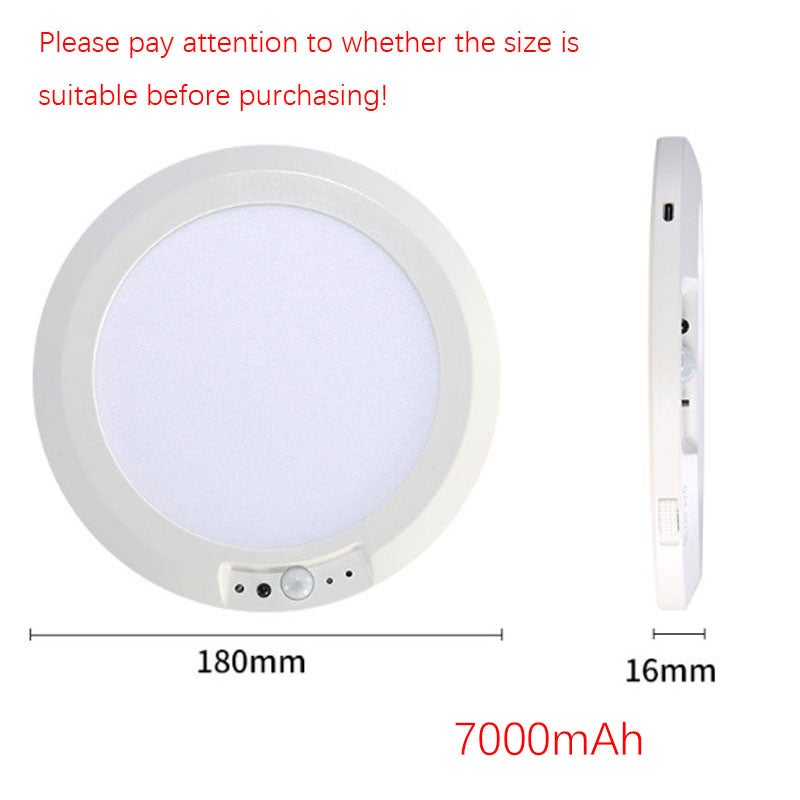 Plafonnier doré, applique murale, lampe décorative, éclairage d'escalier à LED, 3000/4000K/6000K, 7000mAh + télécommande - 2