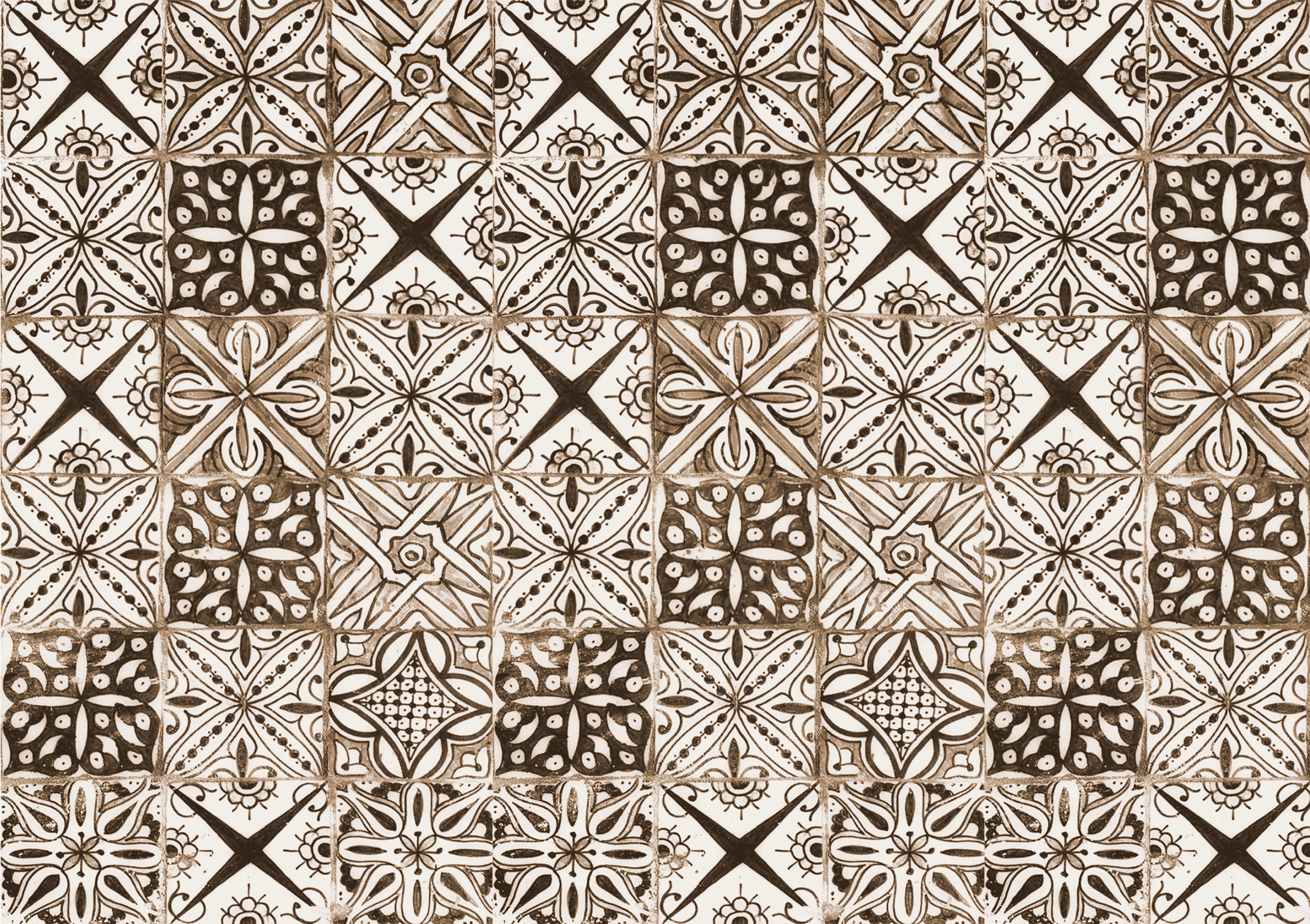 Dywan winylowy Yaminah 120x170 cm - antypoślizgowy PVC, winylowy do kuchni lub salonu, zmywalny, w stylu hydraulicznym