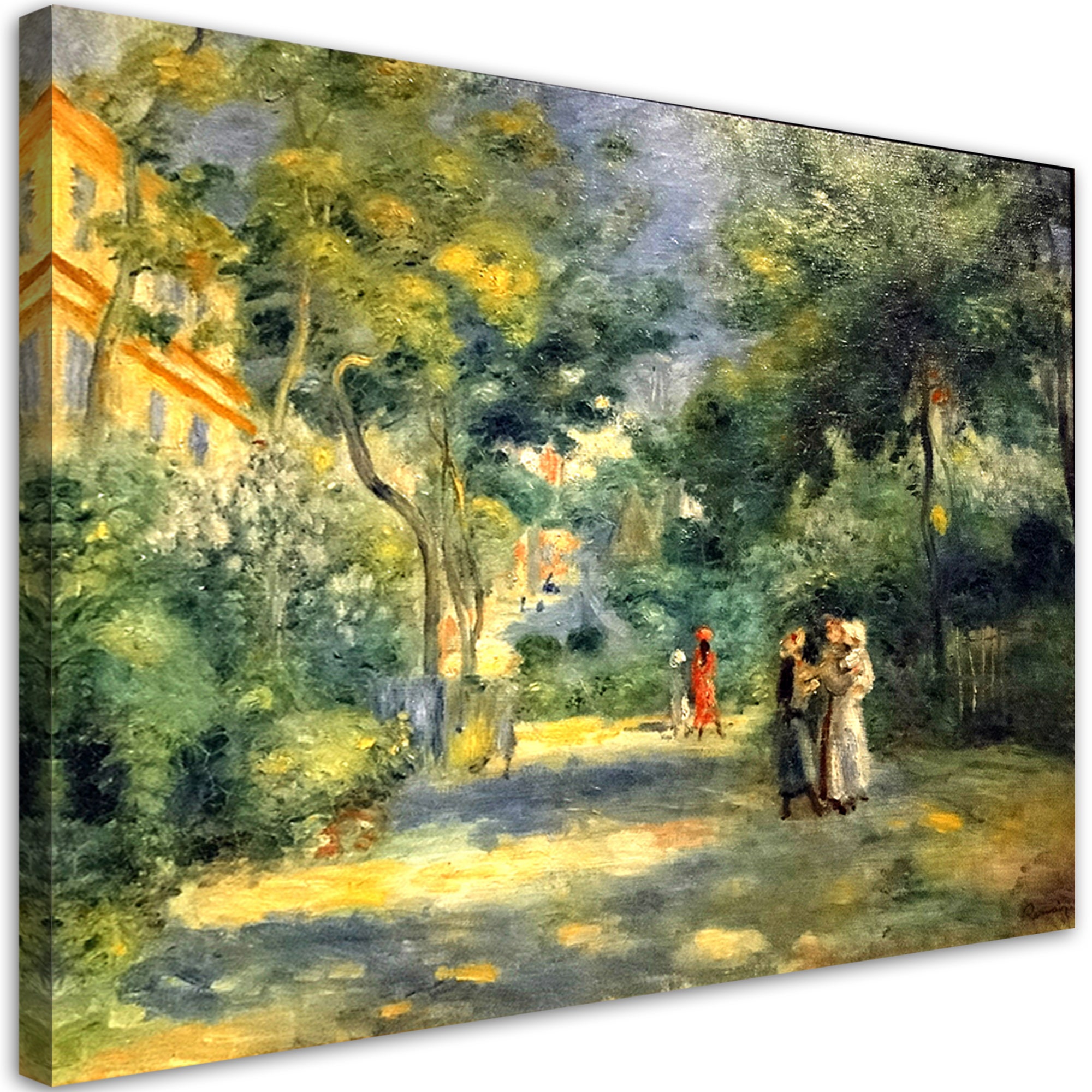 Obraz na płótnie A Garden in Montmartre 100x70