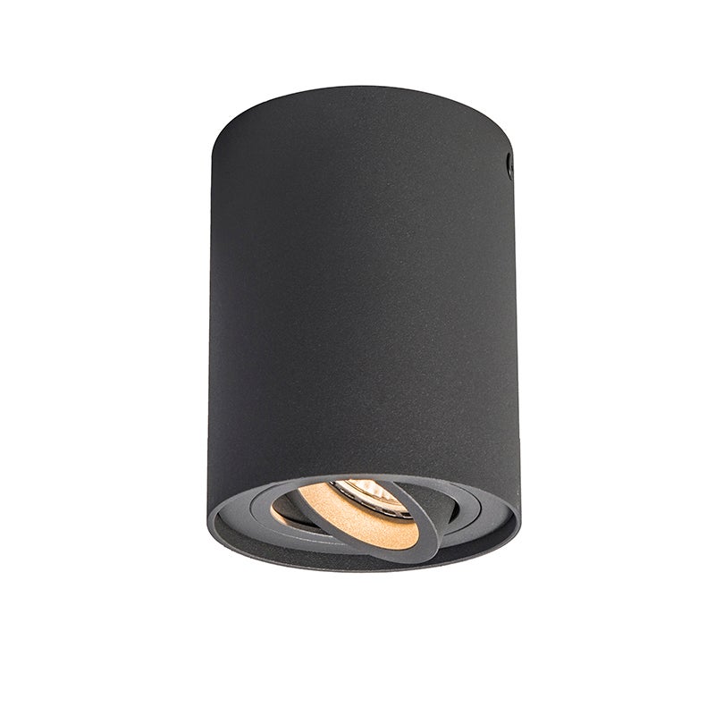 Inteligentny reflektor natynkowy ciemnoszary z możliwością przechylania z WiFi GU10 - Rondoo Up