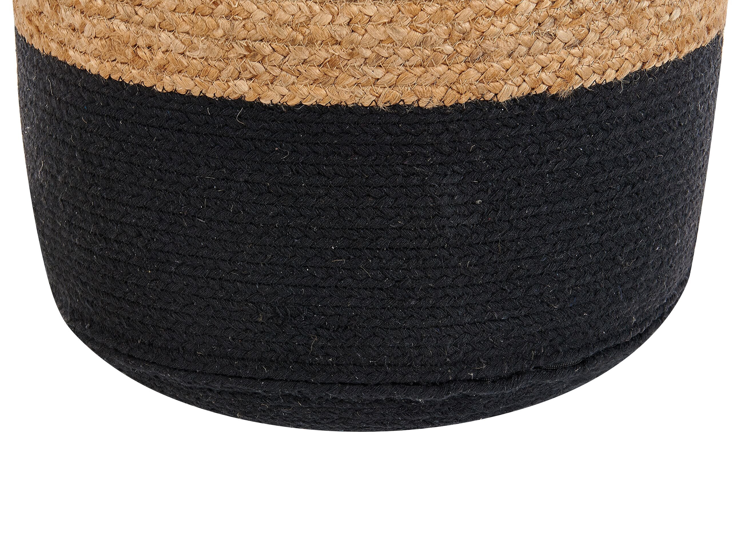 Pouf DALAMA Jute Noir - 4