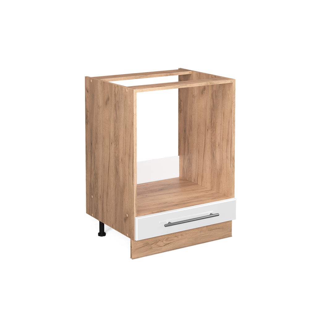 Armario De Baño Fame-Line Blanco Brillante - 80x81.6 Cm, 3 Cajones, Sin Encimera