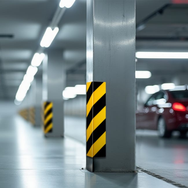 Protezioni Antigraffio Per Parcheggio - Set Da 4 Pezzi In Schiuma EVA, 30x10x3 Cm, Autoadesive - Foto 6