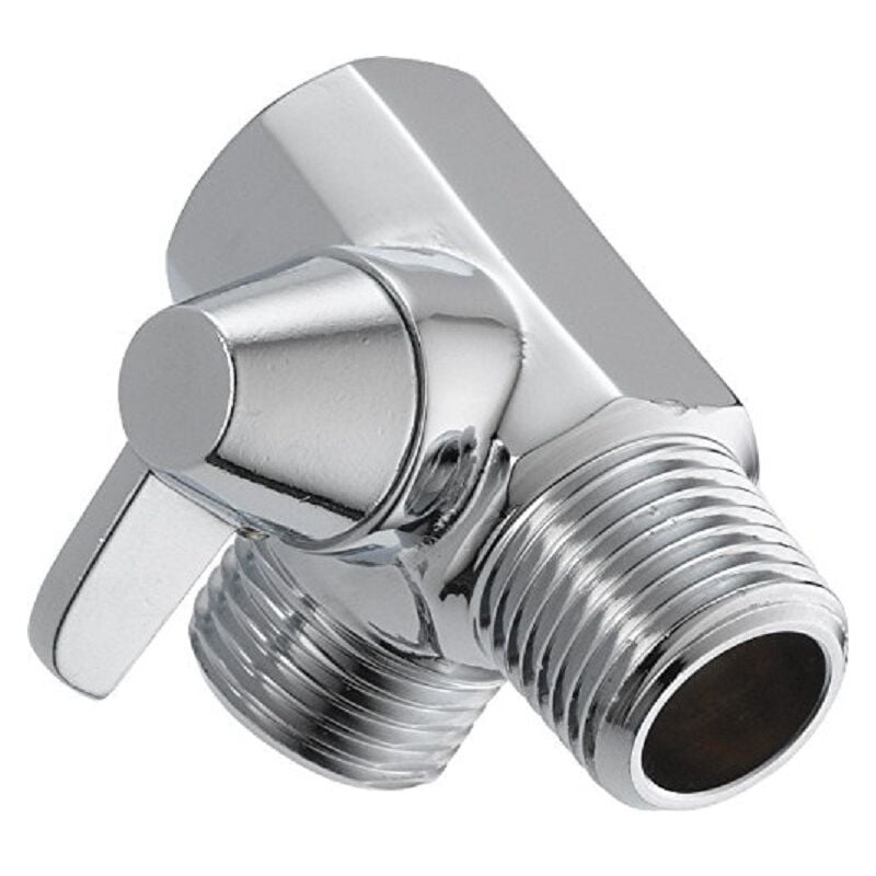 Uniwersalny adapter T do rozdzielacza prysznicowego, G1/2" chromowany mosiężny adapter T-Valve