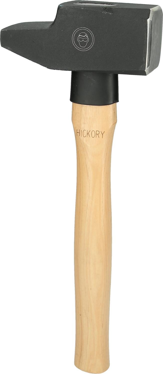 KS TOOLS Młotek ślusarski z trzonkiem Hikora, kształt francuski, 2000g - 142.1034