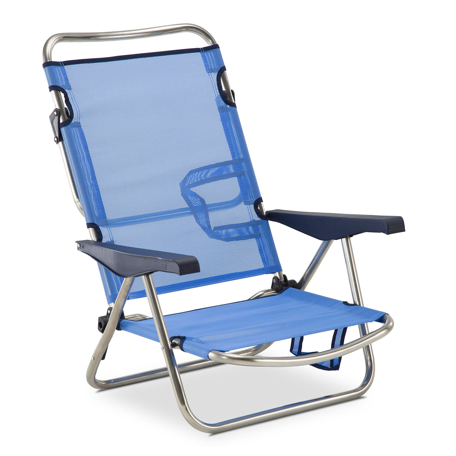 Silla de Playa Cama Plegable Solenny Reclinable con Respaldo Bajo y ...