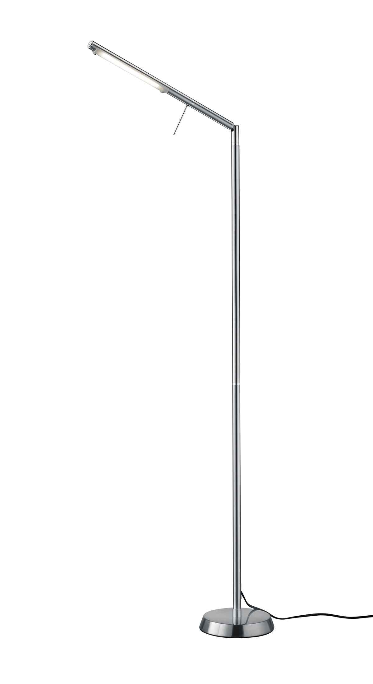 Lampa podłogowa stojąca Filigran srebrno-biała LED 6W 3000K 560lm wym: 162 x 18 x 18 cm metal Trio