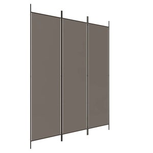 Paravento Separe A 3 Pannelli,Separè Divisorio Pannelli Antracite 525x180 Cm In S 575106 Paravento Separe A 3 Pannelli,Separè Divisorio Pannelli Antracite 525x180 Cm In S 575106